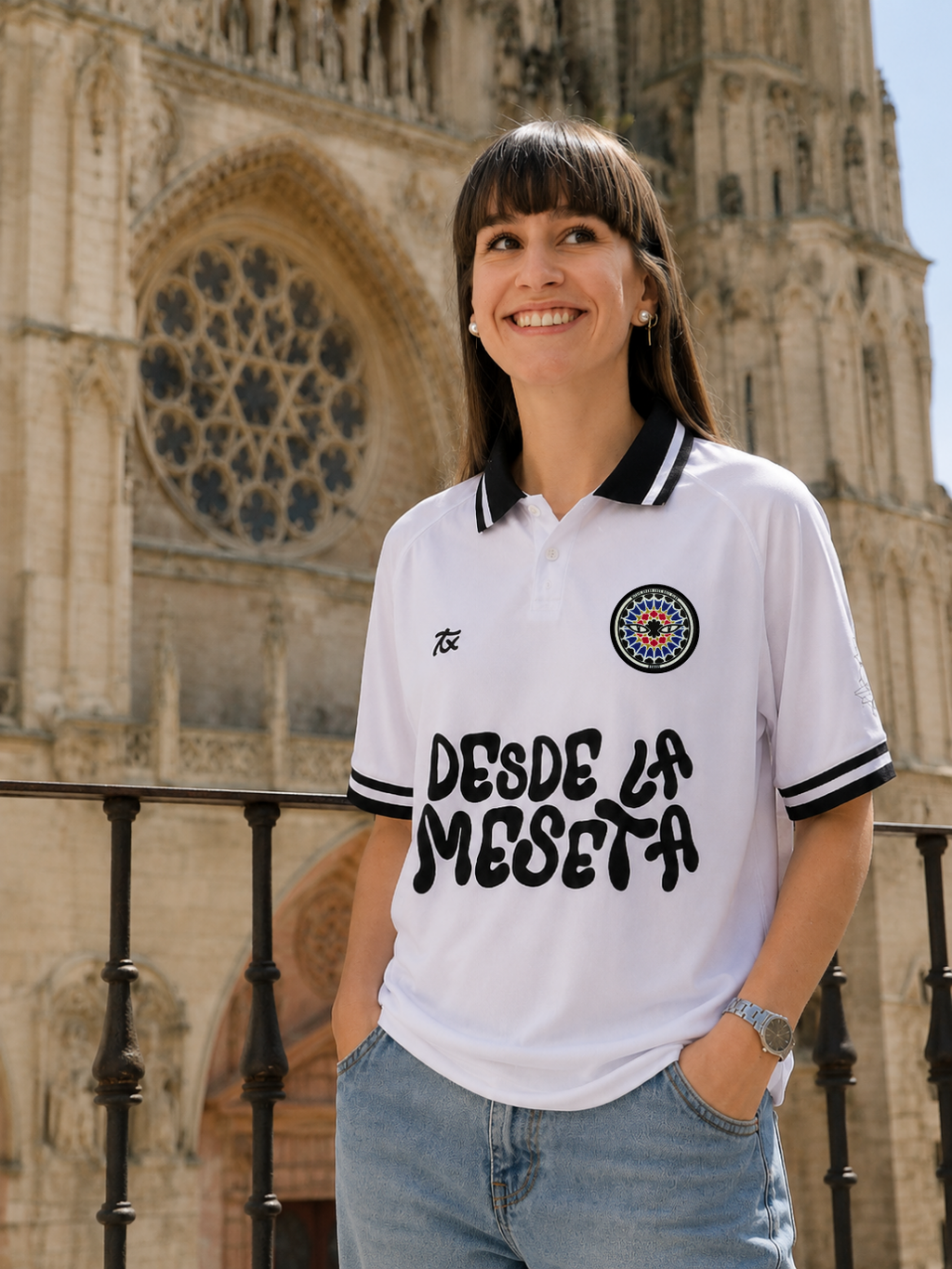 Blanquinegro Football Tee